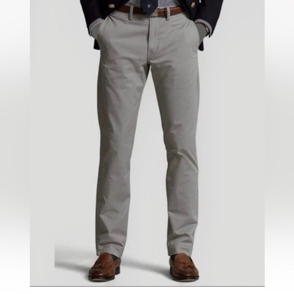 Polo Ralph Lauren Chino Pants Classic Fit Gray Size 40x30